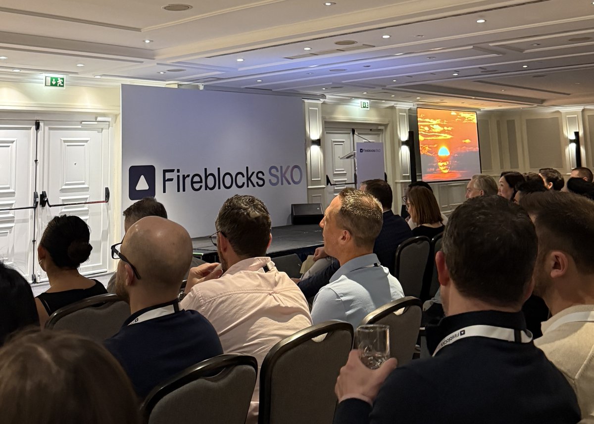 dynamic_xyz's tweet photo. 2,400+ customers. One team.

Last week, @dynamic_xyz, @FireblocksHQ, and @TresDotFinance came together at our sales kick off - more fired up than ever to help businesses win in crypto.

Two kinds of companies win in this market:

The crypto-native builders who know that down cycles are when you take share.

And the fintechs, PSPs, and platforms moving on the crypto demand their customers have been signaling.

Together, the Fireblocks family covers the full stack: wallet infrastructure, custody, treasury, compliance, and reconciliation.

Everything you need to launch, scale, and grow a digital asset business without starting from scratch.

The window to build is open 💪