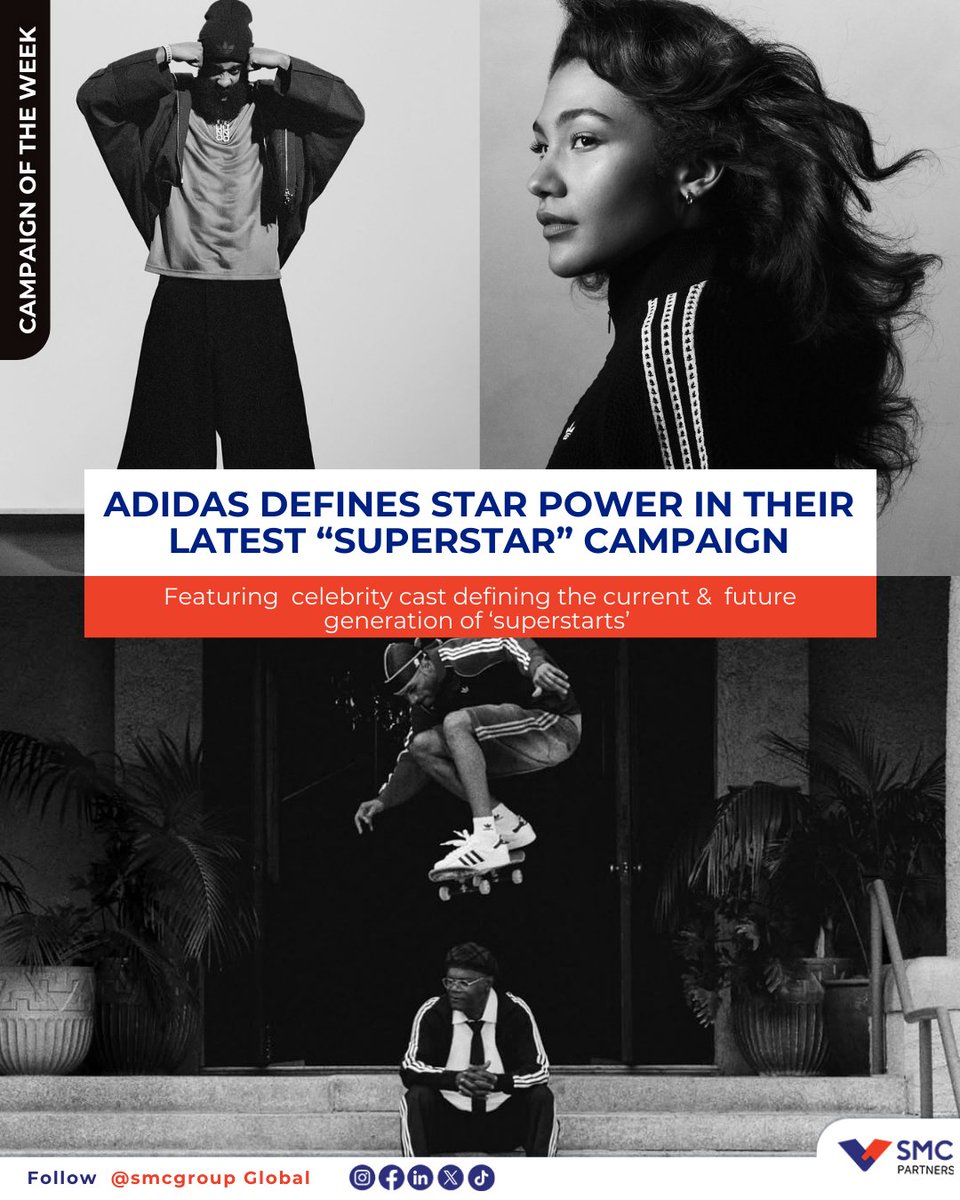 Adidas nailed it! Seven icons and one timeless shoot with a storyline that draws you in. They showed us how to do talent partnership right in their latest campaign for their 'Superstar' shoes. #ADIDASSUPERSTAR  #Advertising <a href="/adidas/">adidas</a> <a href="/adidasUK/">adidas UK</a>