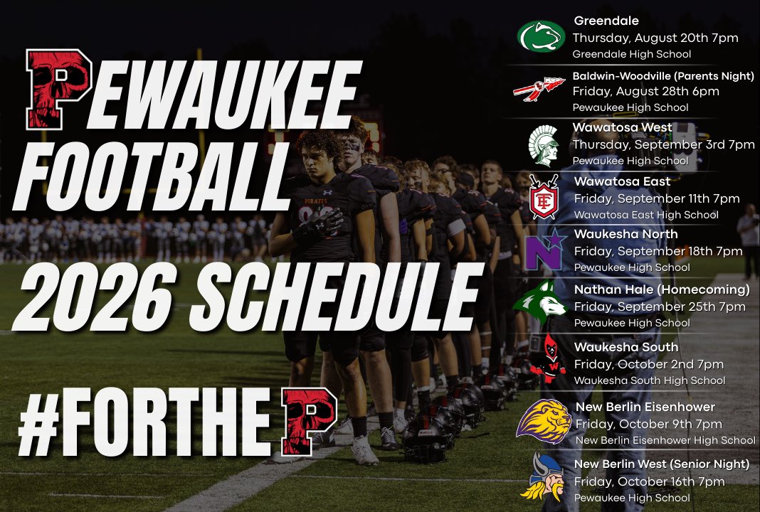Pewaukee HS Football tweet media