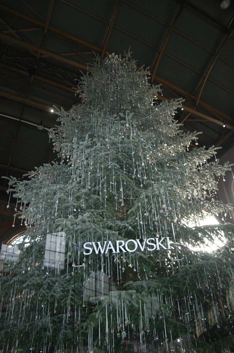今展示作品 「スワロフスキーのツリー（チューリッヒ）」（＠清水雅巳