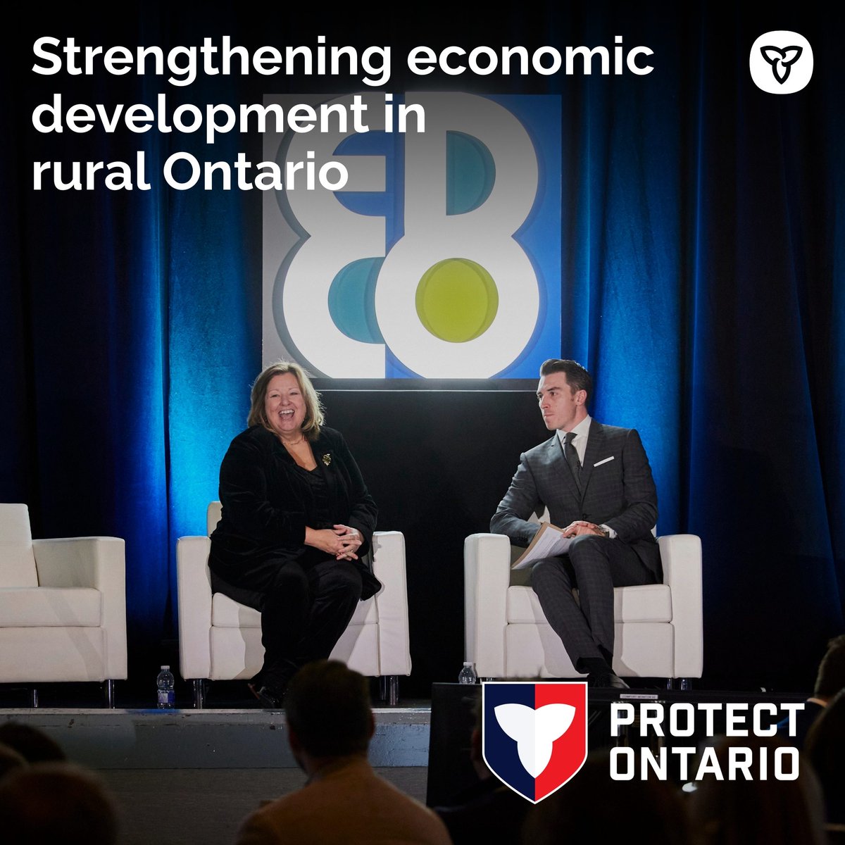 ONRuralAffairs's tweet photo. Minister Thompson celebrated the work of rural economic developers last month during a ‘fireside chat’ with EDCO leaders and Associate Minister of Small Business Nina Tangri.
Our ministry is proud to support small businesses and workers throughout rural Ontario.
#EcDevON https://t.co/NFmo41N7kP