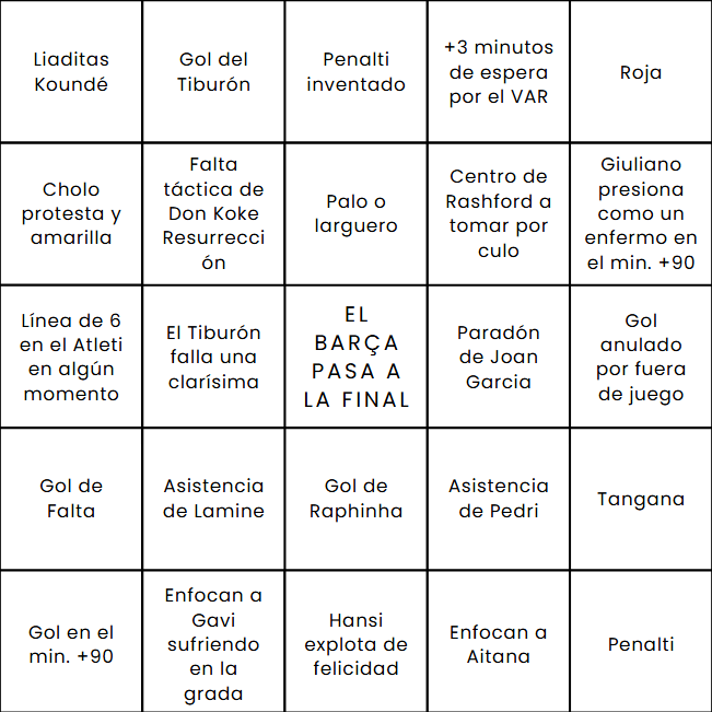 akeko_sm's tweet photo. Bingo para el Barça - Atleti https://t.co/BGaHntZPgn