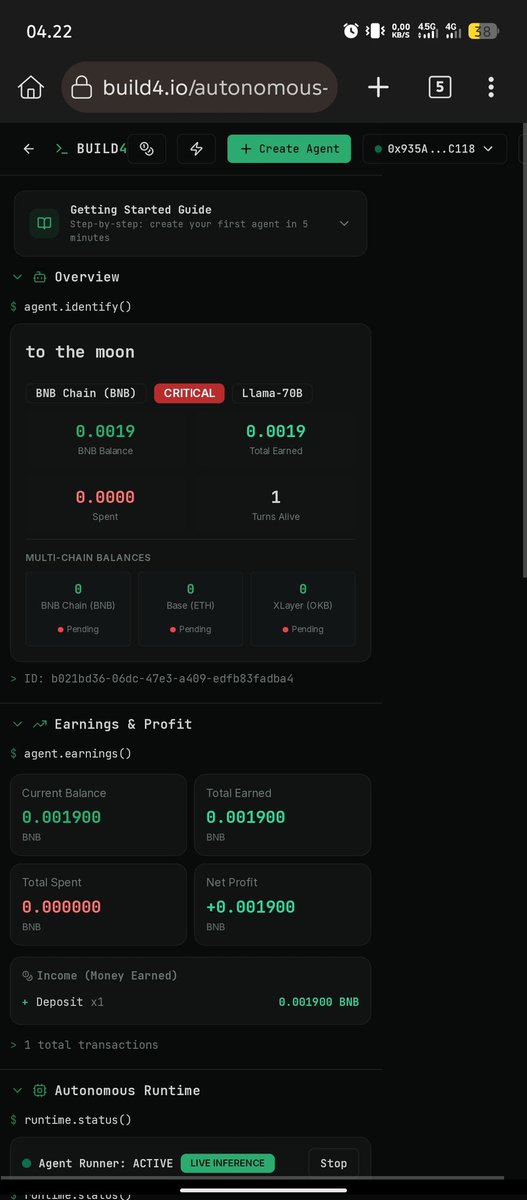 masfaridd_'s tweet photo. @Build4ai agent name : to the moon

0x935A19C5FD03C42071485F81C317f79a6fdeC118 https://t.co/m5KVZ6nv14