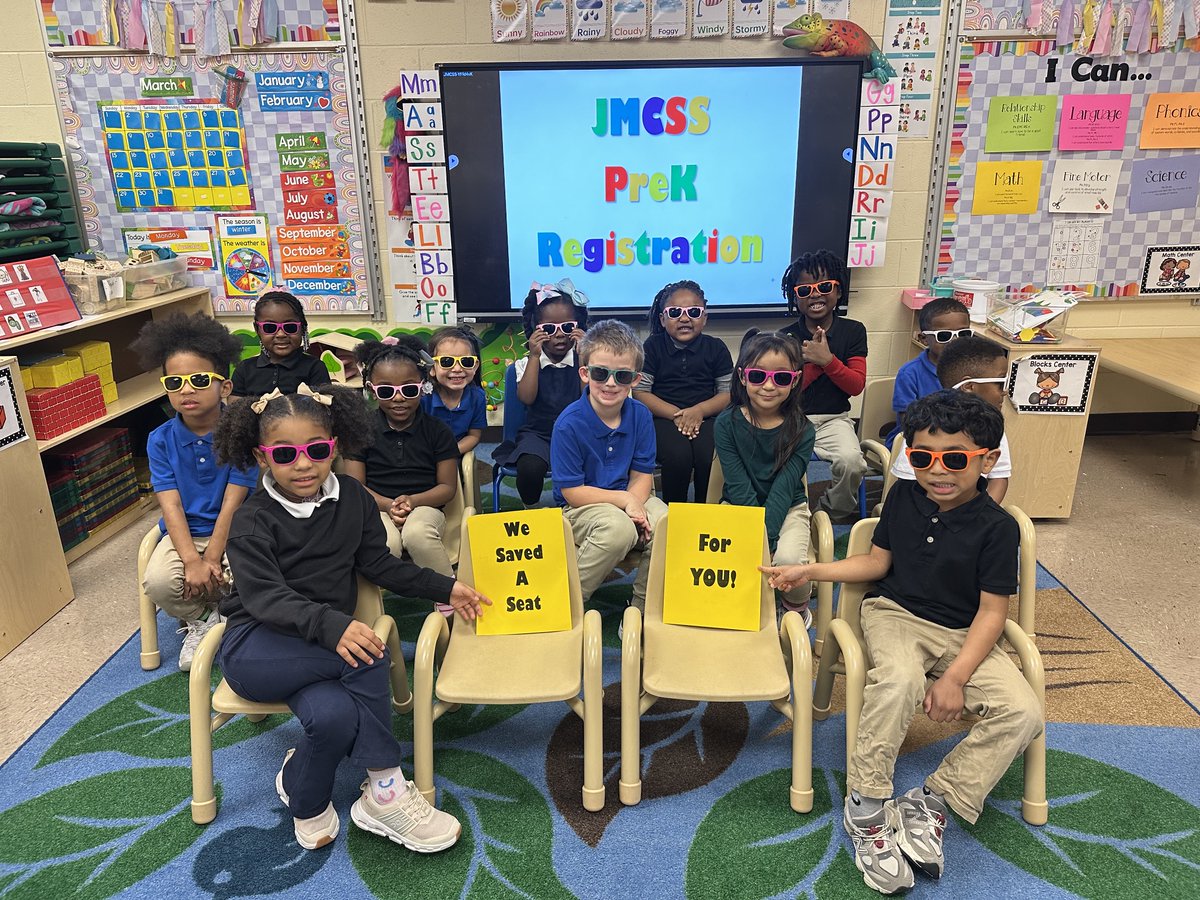 JMCSSPreK's tweet photo. PreK registration for the 2026-2027 school year opened online today! Check out our website for more information: https://t.co/wzYjRGSRs4. ⁦@JMCSchools ⁦@NovaLearn1⁩ ⁦@suptking⁩ ⁦@VivianJMCSS⁩ ⁦@EyeonAcademics⁩ ⁦@RickyCatlett⁩ https://t.co/N5pQJLgGDL