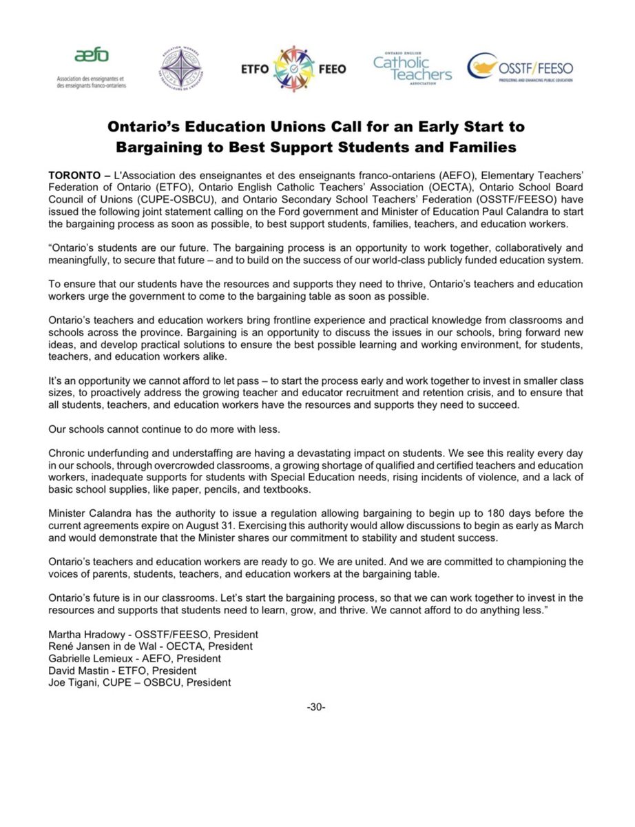 ETFO Peel tweet media
