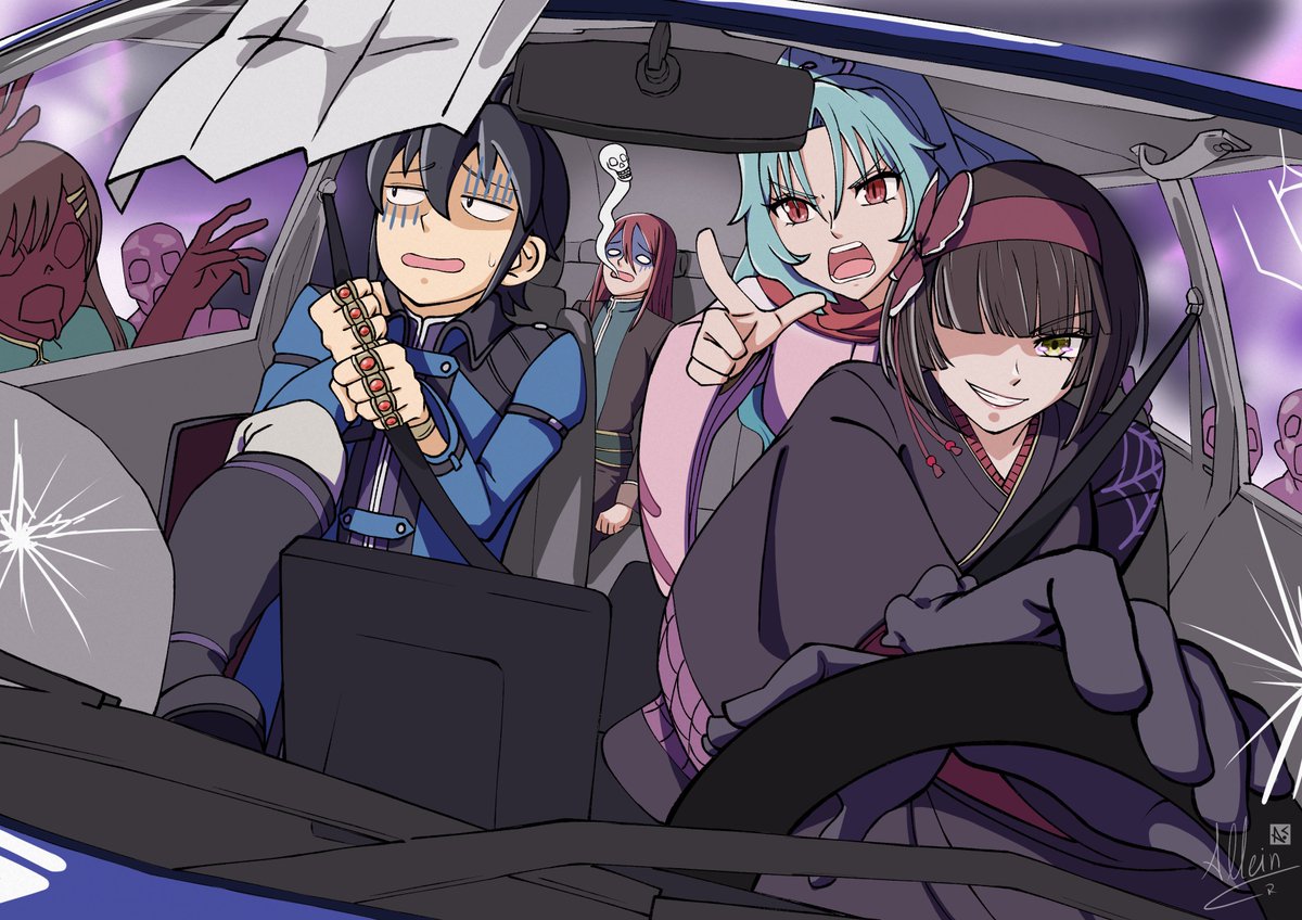 AlleinCr's tweet photo. Clear the path. Permanently 
💜💙❤️
#月が導く異世界道中 #tsukimichi https://t.co/1EoEIdjkNM