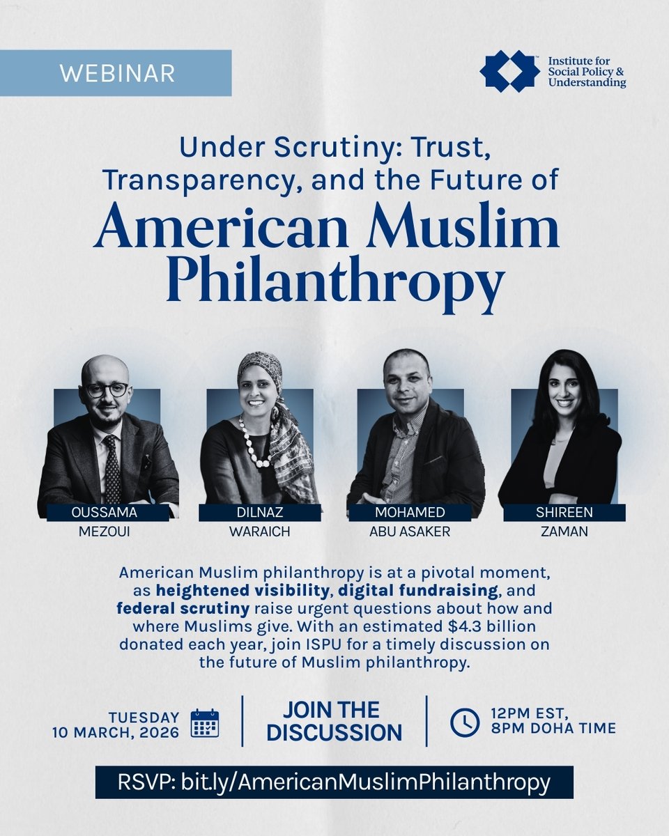 Institute for Social Policy and Understanding tweet media