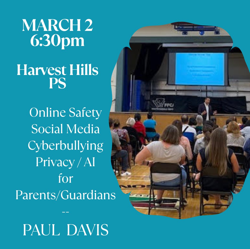 Pᴀᴜʟ Dᴀᴠɪs #ᴏɴʟɪɴᴇsᴀғᴇᴛʏ #privacy tweet media