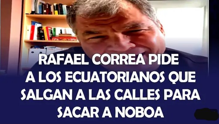 La Rana René. La Come Caca 
El Lelo. La Motelera. La Tubera y el resto de esbirros le tienen mal informado al Prófugo y él, realmente,cree que los ecuatorianos lo apoyarán y seguirán.
Está loco y perdido en la actual realidad de la Patria Querida.