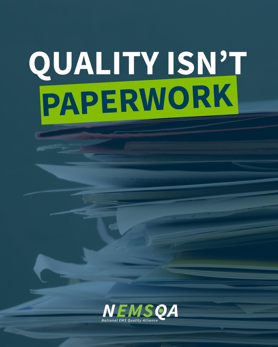 National EMS Quality Alliance (NEMSQA) tweet media