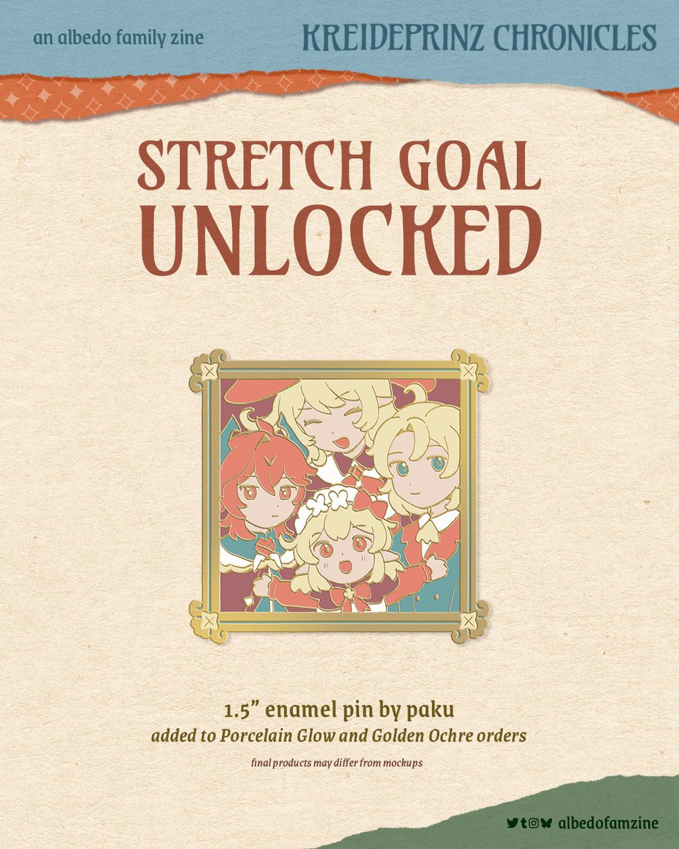 Kreideprinz Chronicles: Albedo Family Zine tweet media
