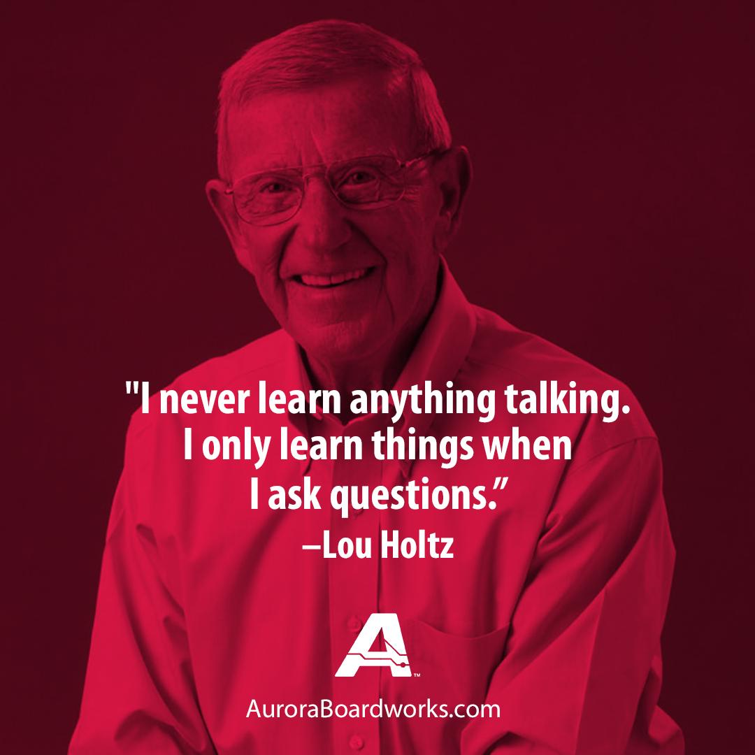 AuroraBoardW's tweet photo. Taking a cue from Lou's playbook, we’re not afraid to ask questions.

Listening and understanding up front creates a better board and a winning experience!

#pcassembly #manufacturing #electronics https://t.co/l5HsvXTbQa