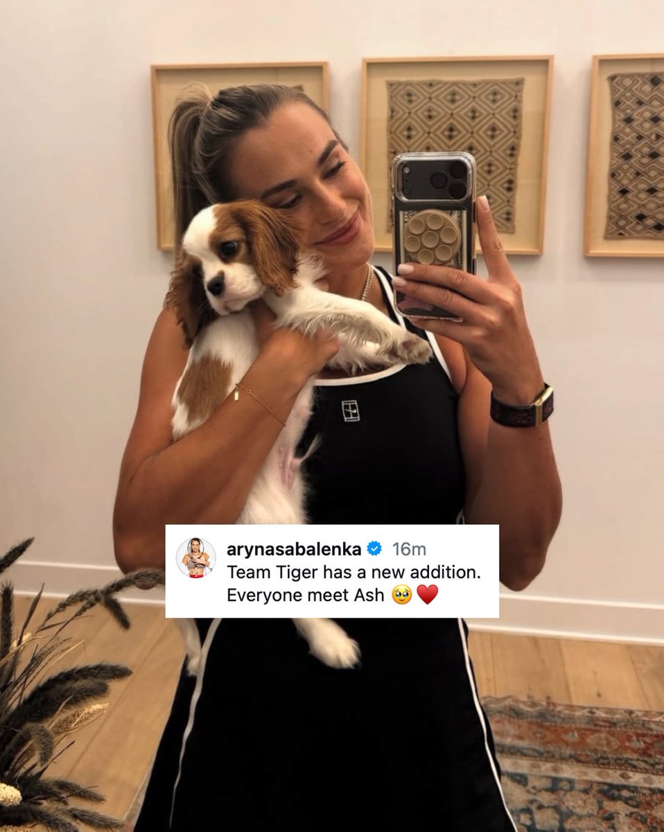 Ash is too cute 😭❤️ <a href="/SabalenkaA/">Sabalenka Aryna</a>