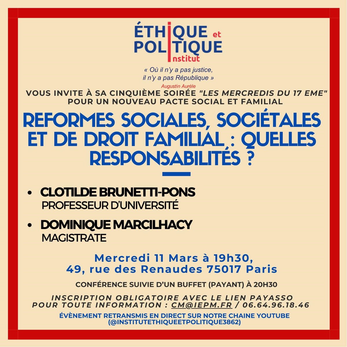 EthiquePol's tweet photo. J-8 avant notre prochaine conférence sur la dénatalité et les moyens d'en sortir.

Venez profiter de l'analyse de nos experts et poser vos questions autour d'un apéritif !

Inscription au PRESENTIEL : https://t.co/CQidS39QJF
Lien vers le live sur YOUTUBE : https://t.co/nsQZse6vac https://t.co/QP9woc0ZqN
