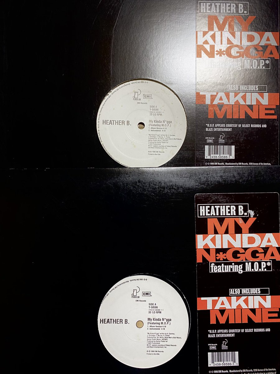 MESSIAHRECORDS's tweet photo. HEATHER B. My Kinda N※gga/Takin Mine
#igotdoubles #1996 #secondcopy #femalerapper #couplecopies https://t.co/m499pgHjhb
