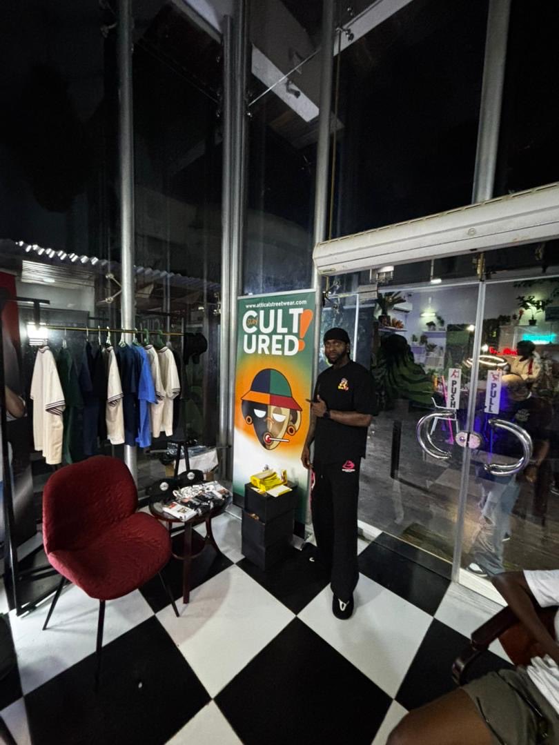 atticalstrwrco's tweet photo. At our first PopUp shop 🔥- Victoria Island #Atticalstreetwear #Cultured #LittleBeginnings https://t.co/C1N2CSZkCd