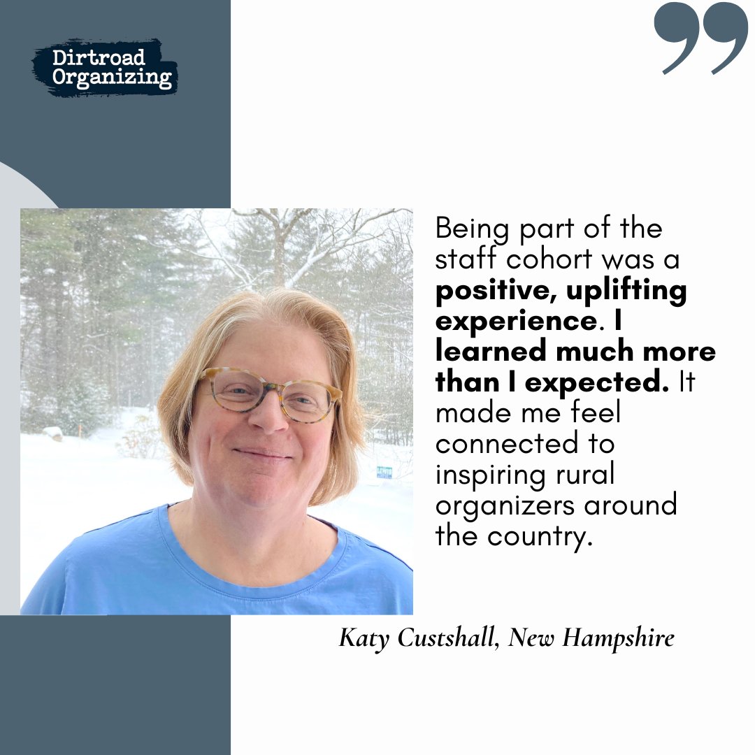 DirtroadOrg's tweet photo. Feedback is such a huge part of the Dirtroad culture, and we are so grateful for the alums that are willing to share their experience with you. Thank you, Katy!🙏 https://t.co/R59RUpFonr