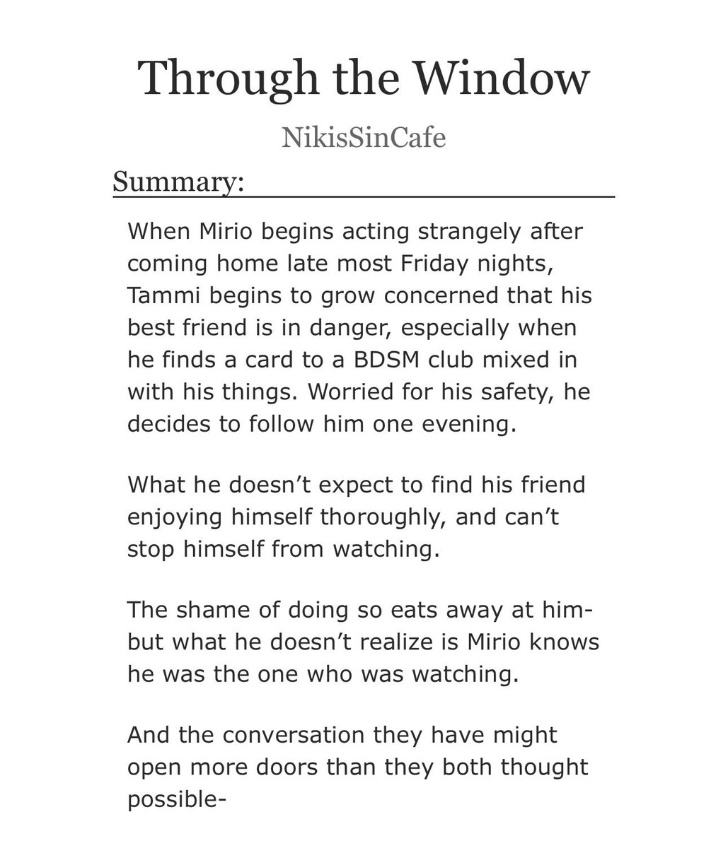 NikisSinCafe's tweet photo. WOW A FIC?? FROM ME?? Insanity-

Hi hello this is my fic for the @BlondesExchange Bang!! My partner was the AMAZING @AbbieGrimoire, PLEASE CHECK OUT THEIR ART OH MY GOD THE PIECE THEY MADE?? Amazing oh my god 😮‍💨🙌🙌 

Link below!! I hope you guys enjoy it!!! 🥰🥰🥰 https://t.co/HypgZlwpvX