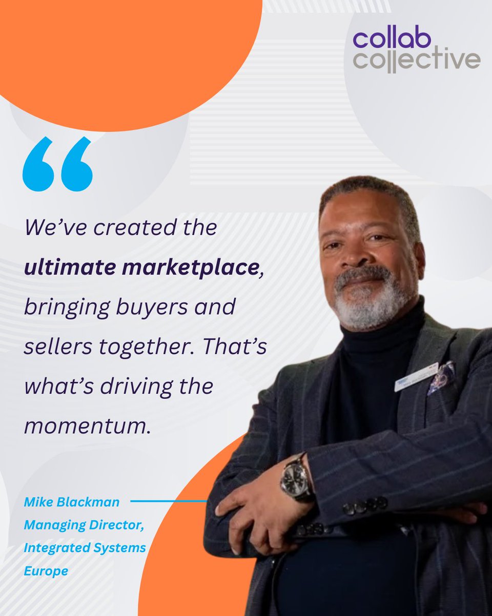 craigdurr's tweet image. Momentum in AV isn’t accidental.

Bring buyers and sellers together in the right way — and growth follows.

My conversation with Mike Blackman at ISE:
bit.ly/46imyUO

#ISE #ProAV #AVIndustry