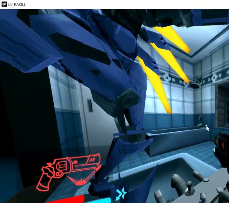 strawbe06273453's tweet photo. So, I played ultrakill yesterday, and found a small glitch in the mirrors to keep them down.. CAN WE TALK ABOUT WHY V1 HAS SUCH DEFINED HIPS.OMFG

Gabriel gets all this ig, whatever 

#ultrakill #ULTRAKILL #v1 #Uktrakill https://t.co/gAfOZ5I7f1