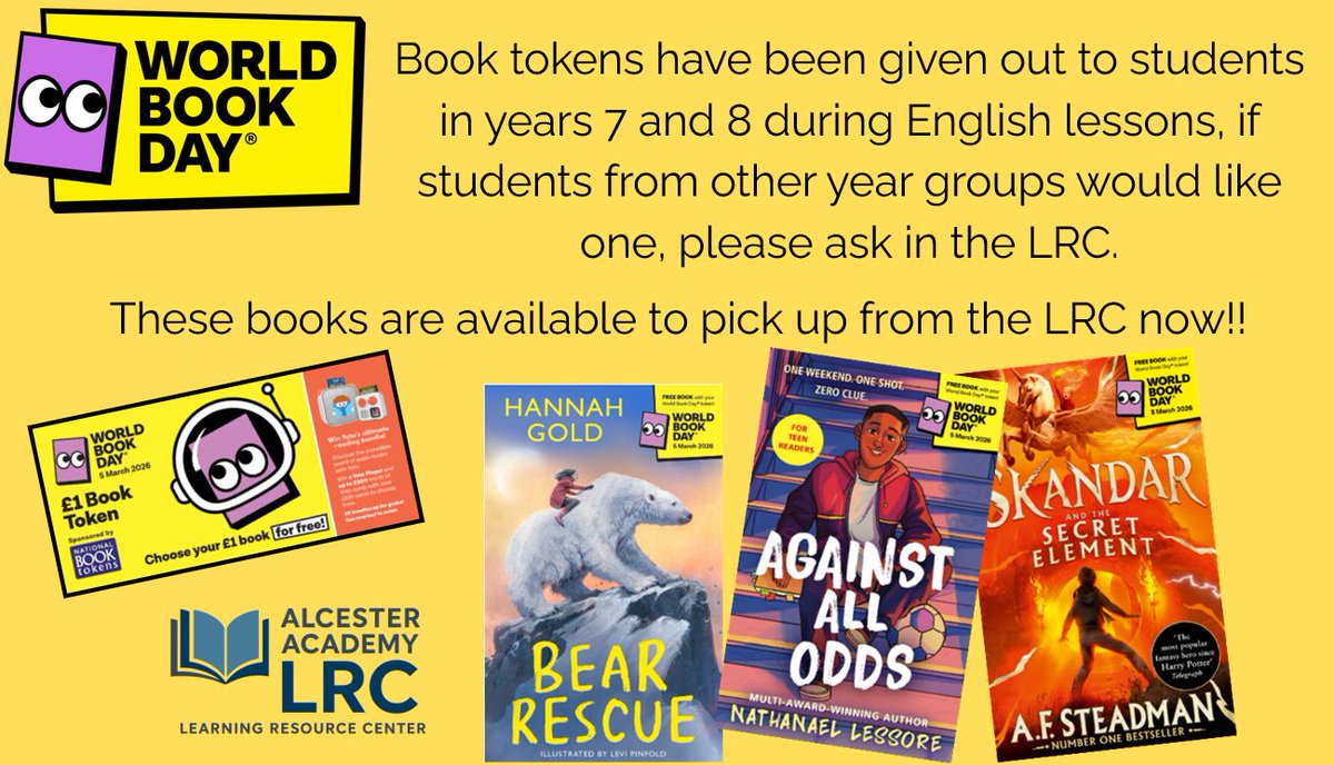 Alcester Academy LRC tweet media