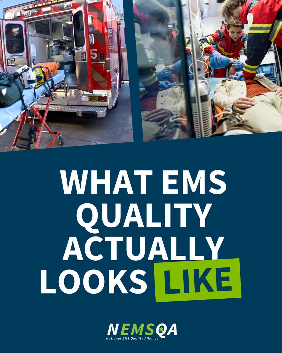 National EMS Quality Alliance (NEMSQA) tweet media
