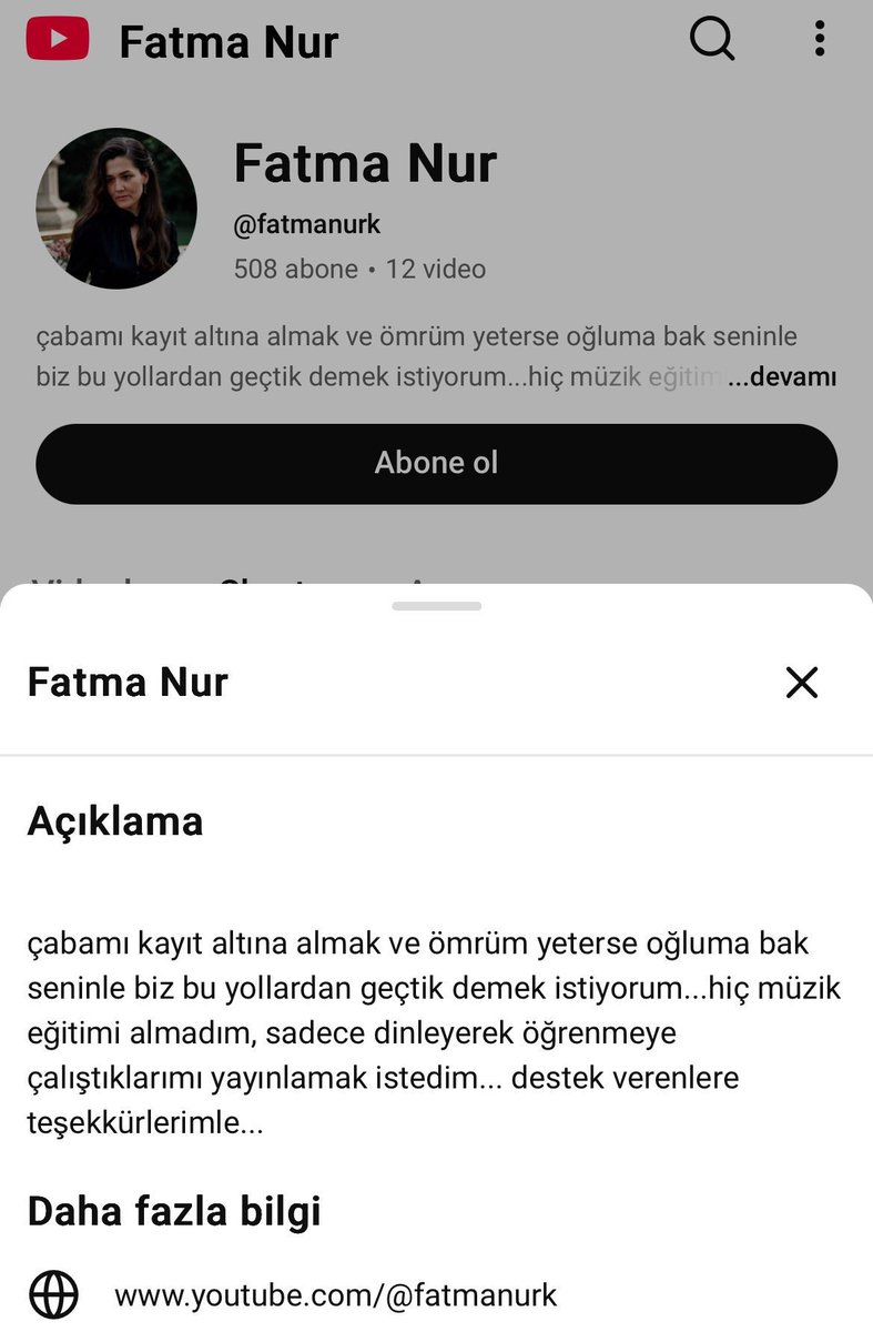 Çekmeköy'de bir meslek lisesinde 17 yaşındaki öğrencisi tarafından bıçaklanarak hayatını kaybeden öğretmen Fatma Nur Çelik'in 5. sınıfa giden oğlu için açtığı YouTube kanalı olduğu ortaya çıktı:

"Çabamı kayıt altına almak ve ömrüm yeterse oğluma 'Bak, seninle biz bu yollardan