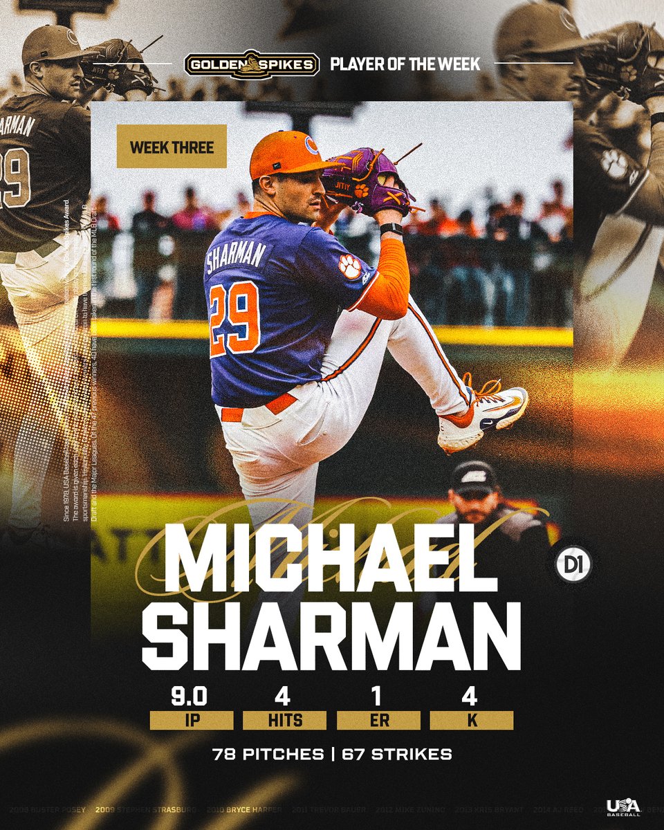 Golden Spikes Award tweet media