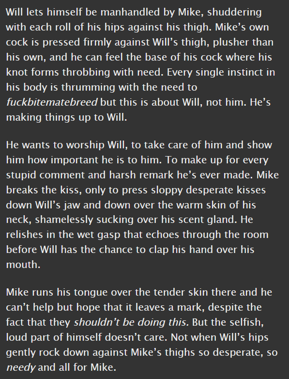 acarnivalbear's tweet photo. i'm outside the door, invite me in so we can go back and play pretend | #lawlessbyler #byler #omegawill #alphamike #hellcali | rated e | wip/30k+ 
co-written with @faqqotvik💛 https://t.co/93e3rMo6uw
