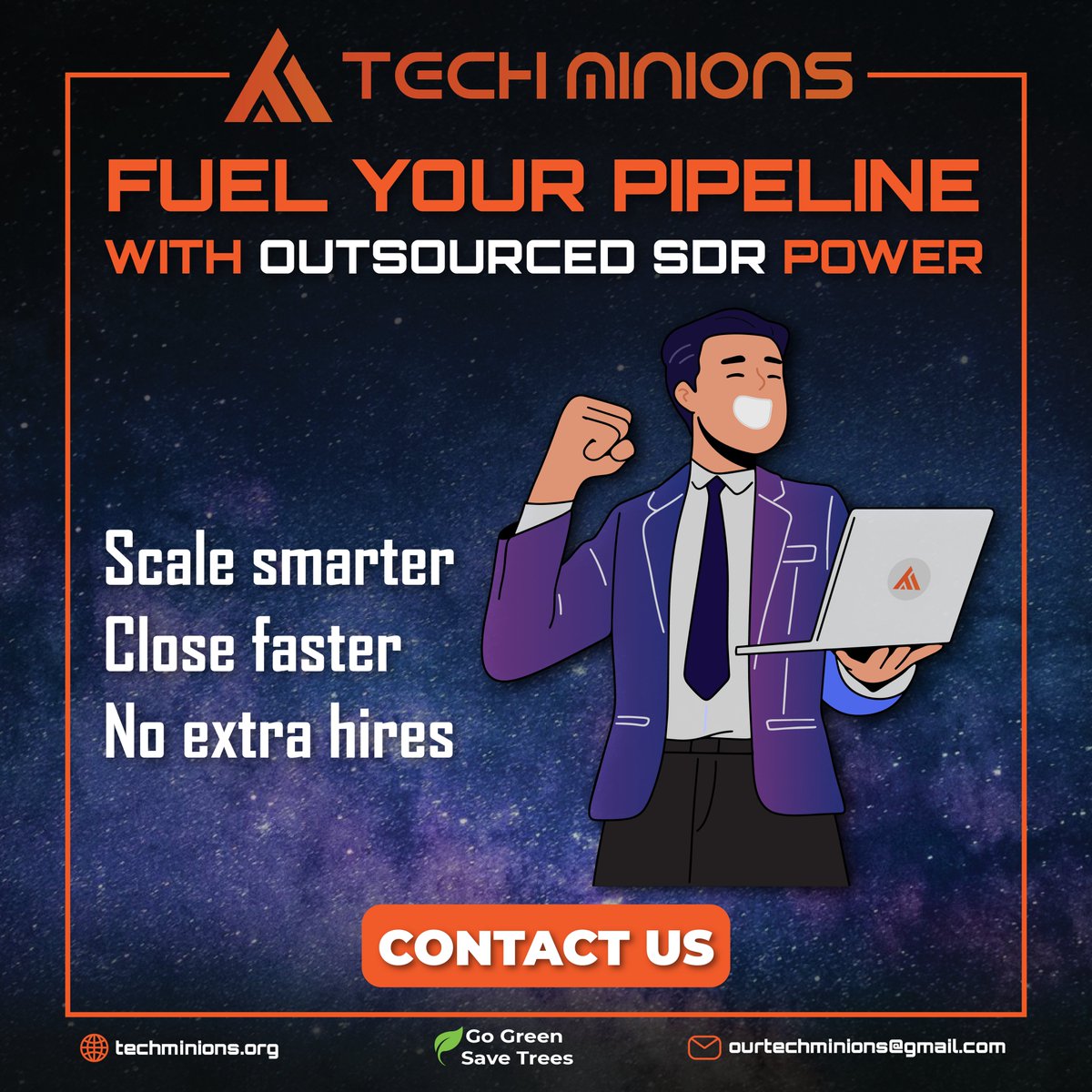 Tech_Minions's tweet photo. With our outsourced SDR, you get:

Prospecting

Outreach

Lead Qualification

Meeting Setting

In short, everything.

Book a Zoom
https://t.co/0mMir2sQOX
For more,
Email us: info@techminions.org
https://t.co/MWJPBE6Sqm https://t.co/W3UHdmlUVt