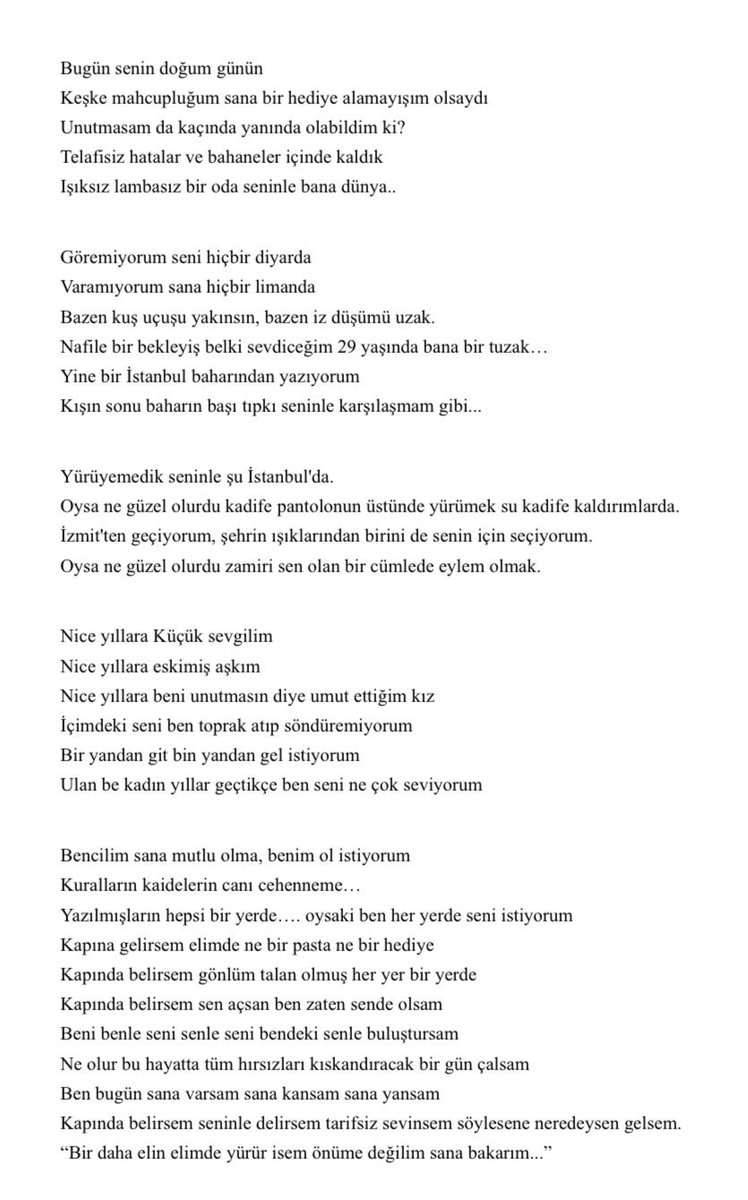 BilgeAybars's tweet photo. Doğdun ve kutlayamadım tıpkı bir kaç yüzyıldır senin sokağımdan geçmediğin gibi https://t.co/Z00w8d1KKf