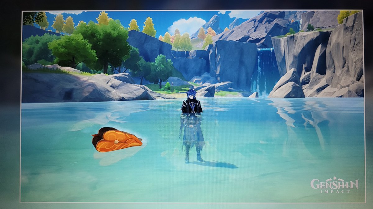 *ржу*

Я поставила его в воду, чтобы посмотреть на ульту без анимации, но случайно приготовила ужин 🤣