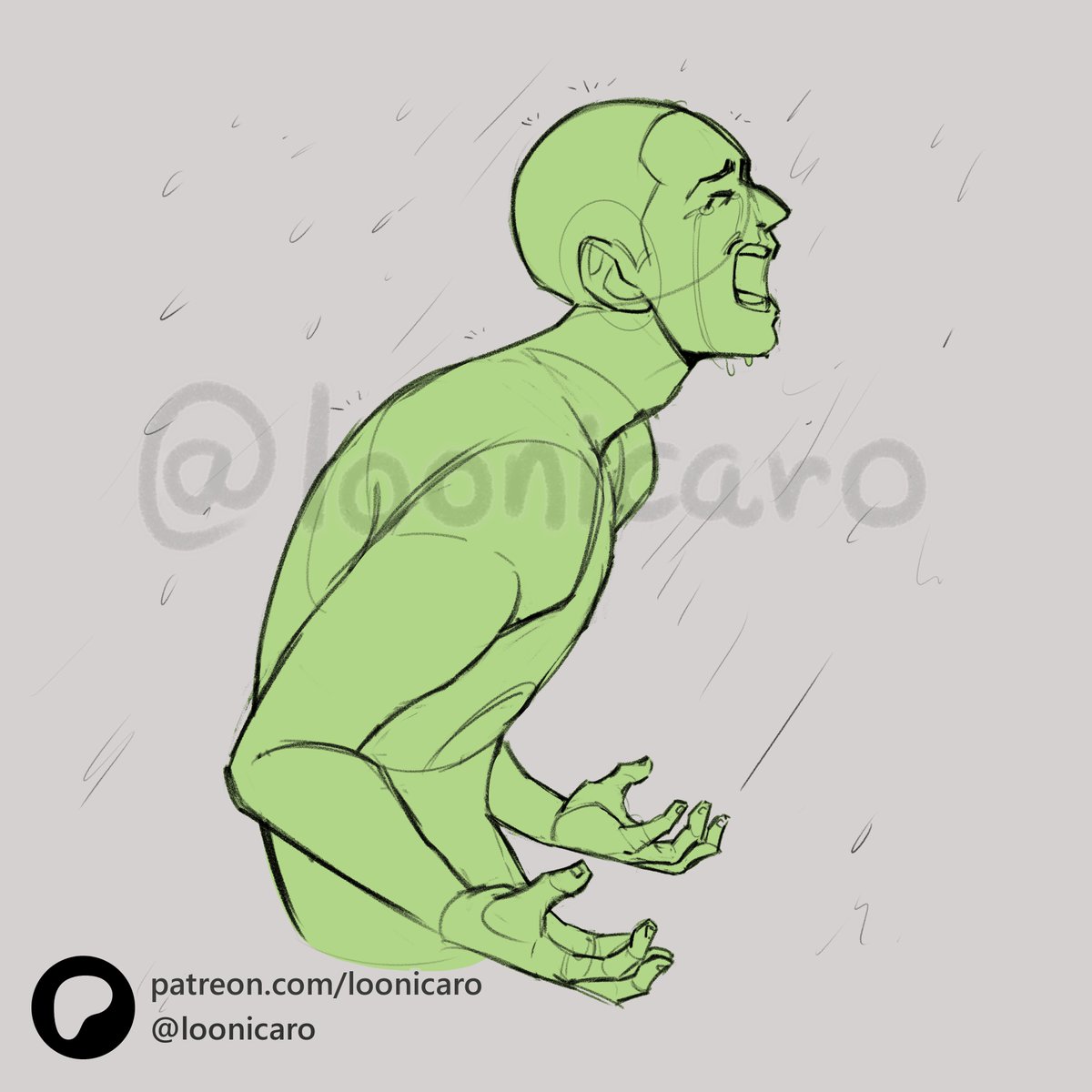 Loonicaro - art studies and pose reference tweet media