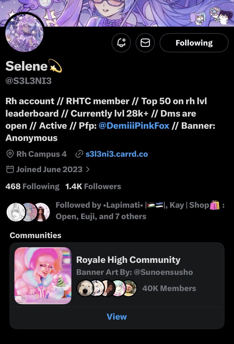 RayBaeeArt's tweet photo. @S3L3NI3 Done! Good luck everyone 🤭 https://t.co/DUR8Igl7tw