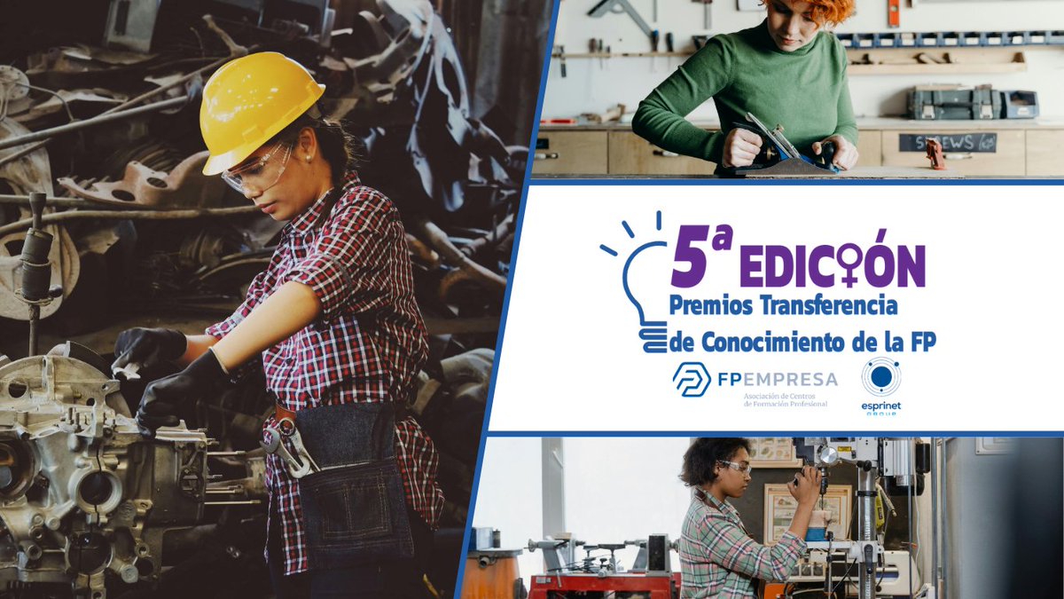 fp_empresa's tweet photo. 👉Nuestros Premios Transferencia de Conocimiento de la FP, junto a @Esprinet_es, visibilizan el talento femenino en ciclos donde su presencia es minoritaria.

👩‍🎓En esta 5ª edición participan 143 alumnas y 52 docentes.

💜 Presencia e impulso femenino para la FP. https://t.co/B1HvIfIg1u