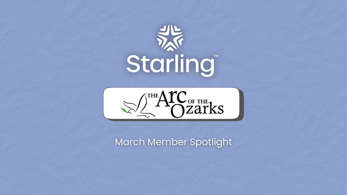 Starling_MO's tweet image. It’s #MemberMonday!

We’re kicking off March by spotlighting @arcoftheozarks, a nonprofit changing lives across Missouri since 1964. 💙

Let’s celebrate their impact all month long!
(1/4)