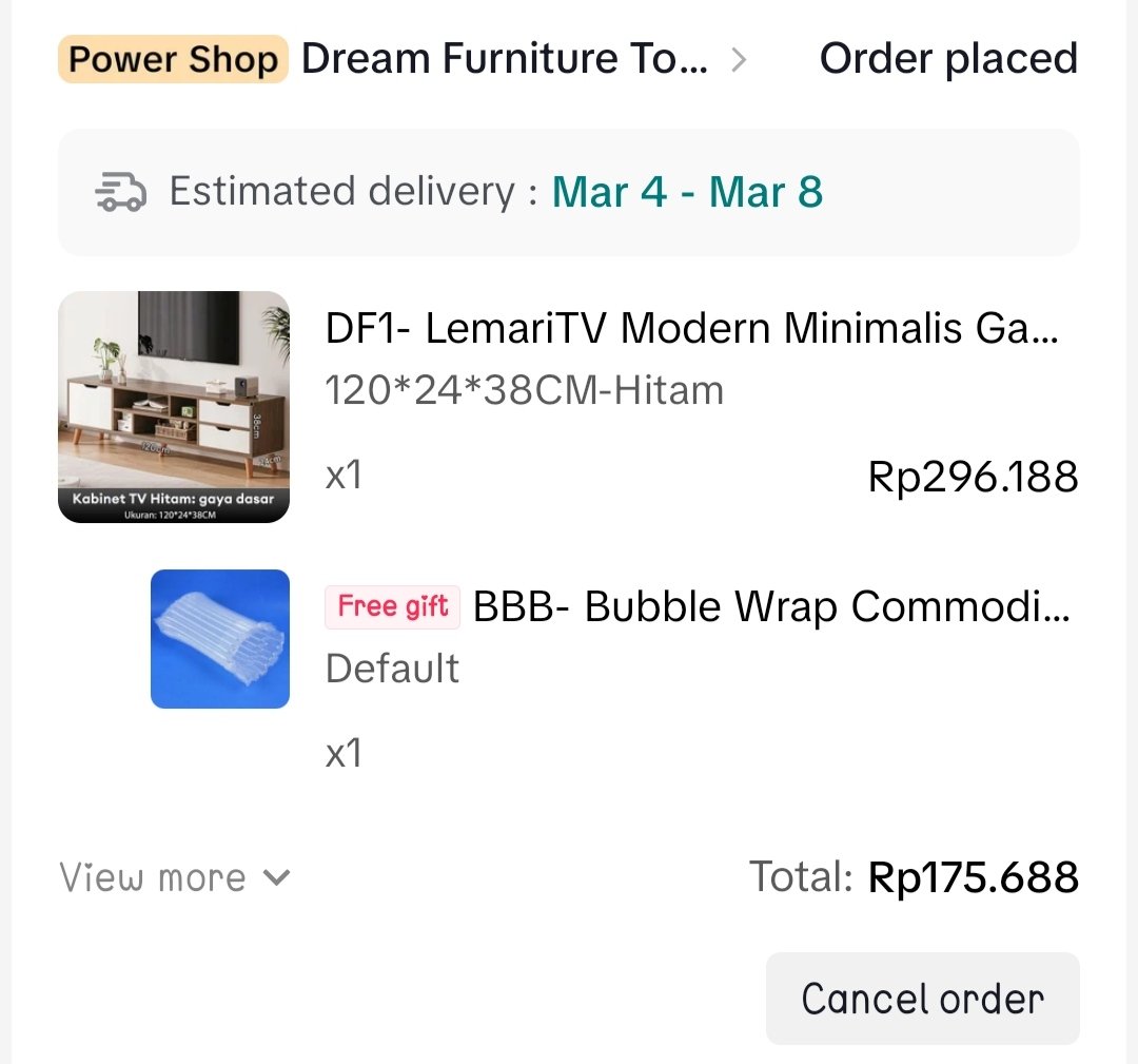 Musashi_Chan11's tweet photo. @xkode06 Aku beli rak tv mincod😌 https://t.co/slxlpM63ux