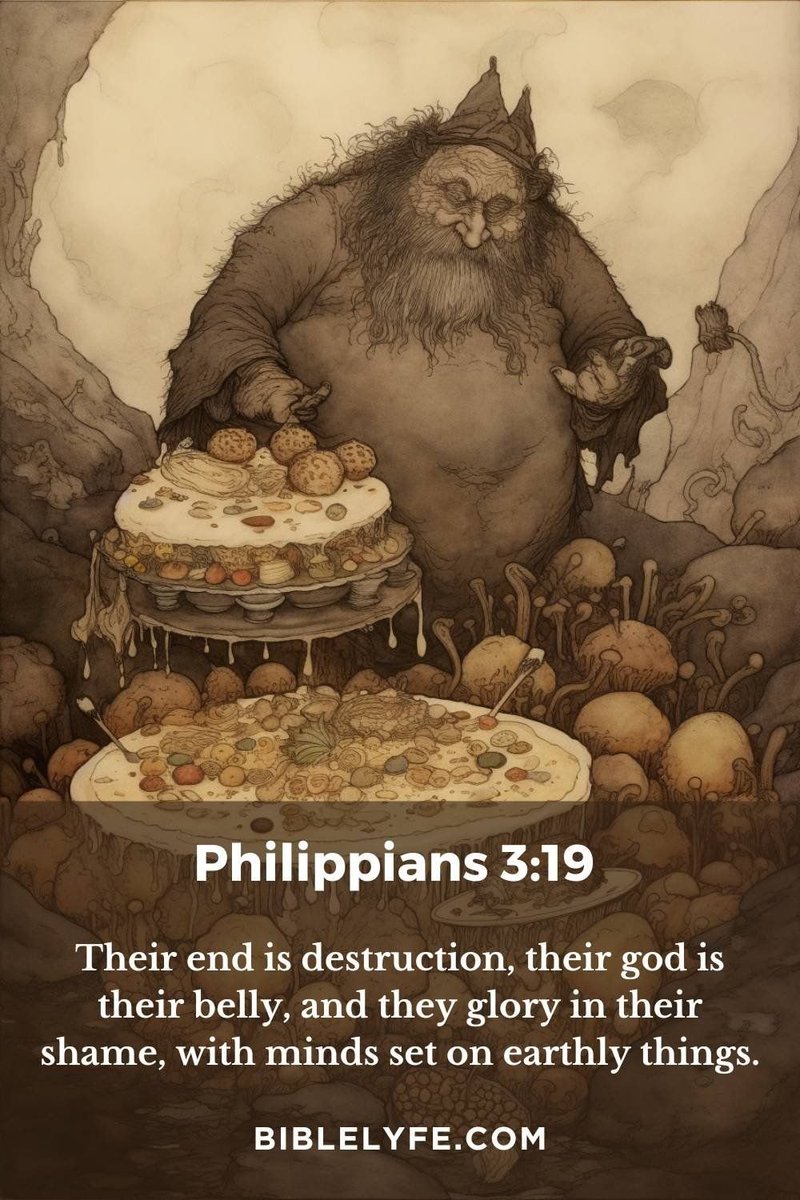 JulieParker144's tweet photo. #Gluttony is the habitual #overindulgence in #food or #drink beyond what the body reasonably needs, driven not by hunger but by desire, comfort-seeking, or compulsion. https://t.co/CA4T6lSKeU