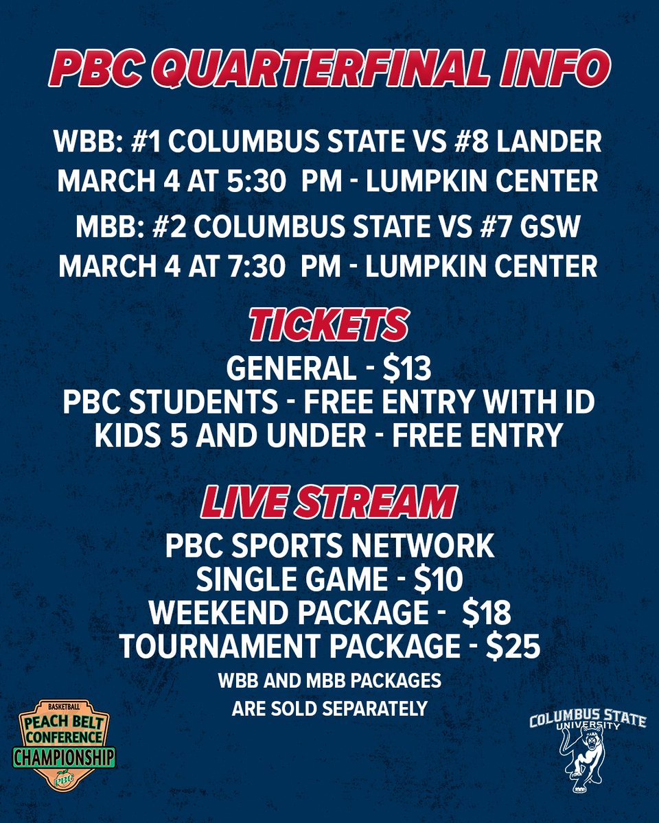 Getting ready for postseason basketball at the Lumpkin Center🤩 See you Wednesday for the quarterfinals!

🎫:  bit.ly/PBCQFTickets
📺: pbcsportsnetwork.com/csucougars/

#CSUCougars | #CSUBasketball