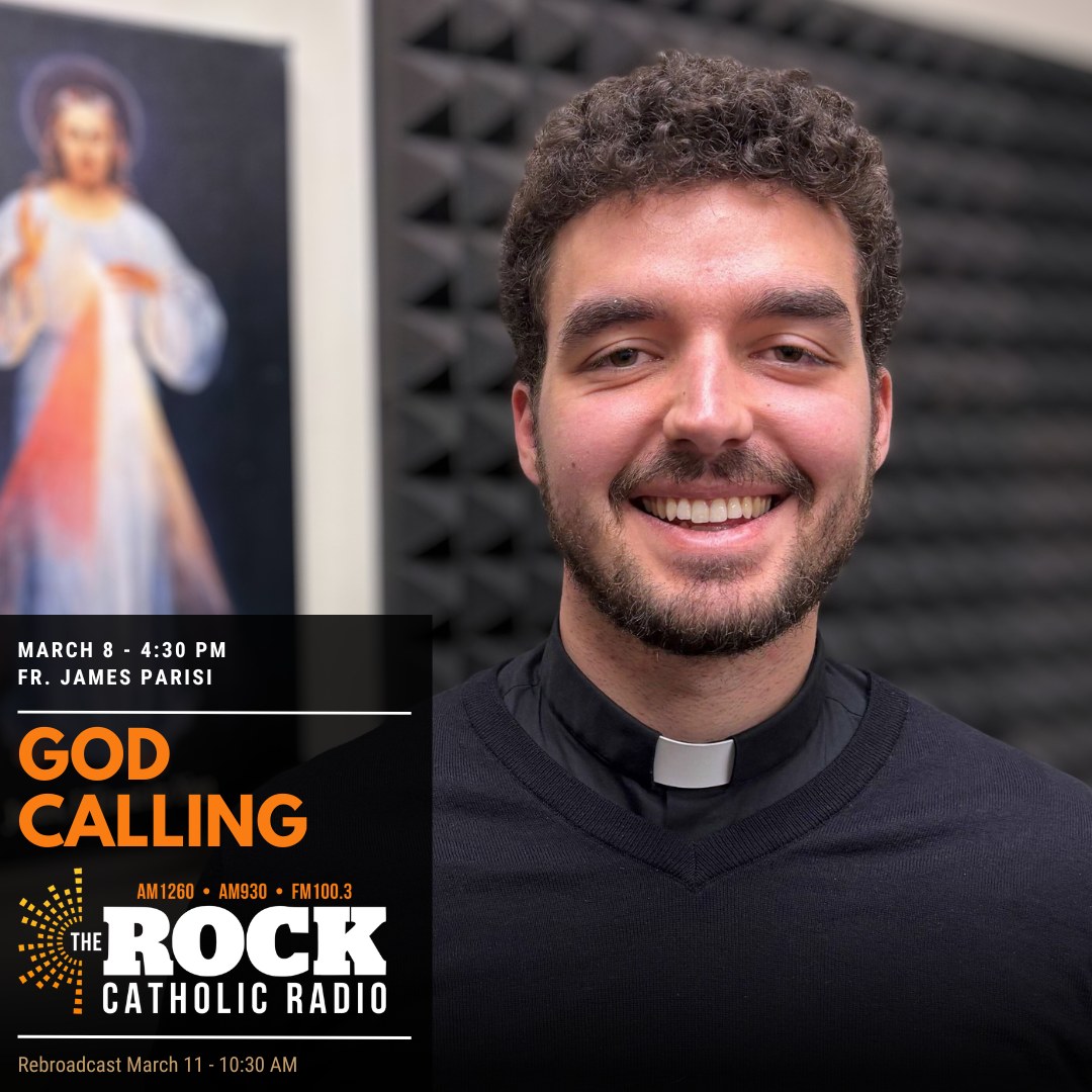 am1260therock's tweet photo. This afternoon on God Calling, we'll hear from Fr. James Parisi from St. Mary Parish in Painsville; ordained just last year. Tune in at 4:30 PM right here on The Rock Catholic Radio! #Catholic #Cleveland #GodCalling https://t.co/NFvR9SiB5T