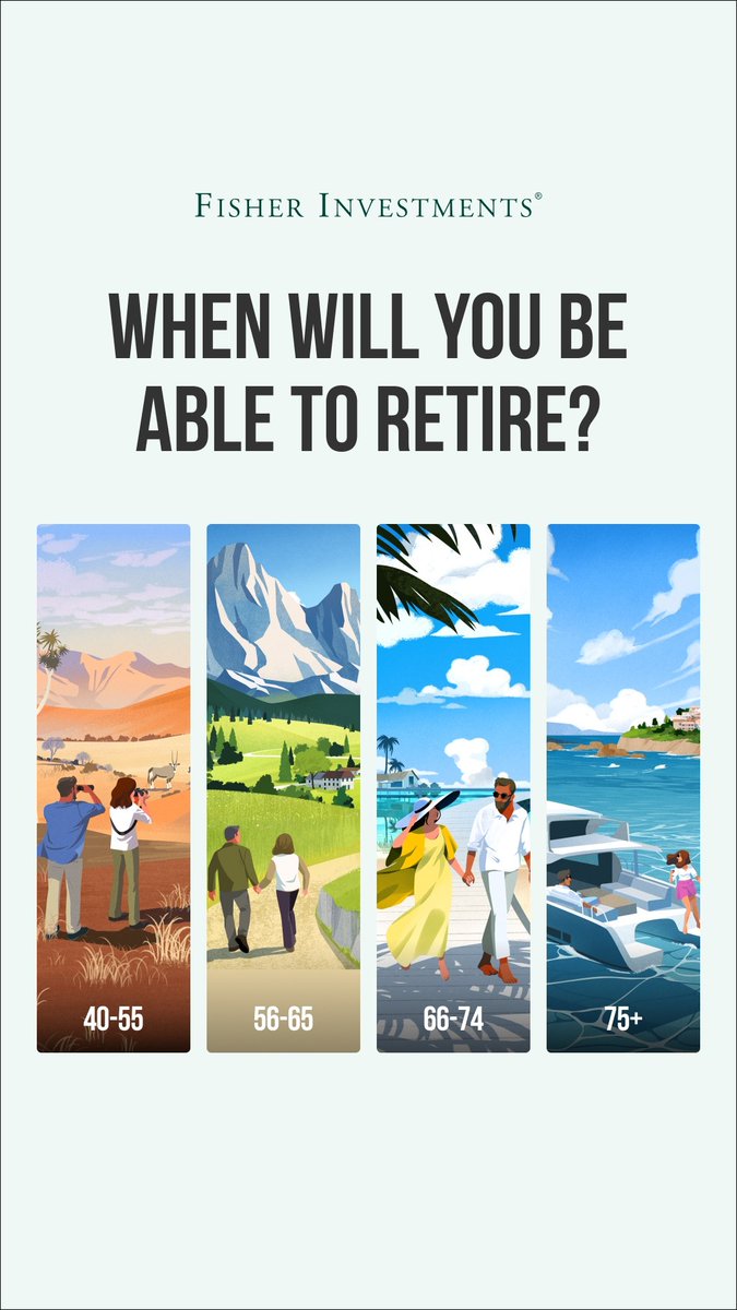 fisherinvest's tweet photo. Thinking about retirement? Investors with $1,000,000 or more, download our free guide for help preparing a comfortable future.