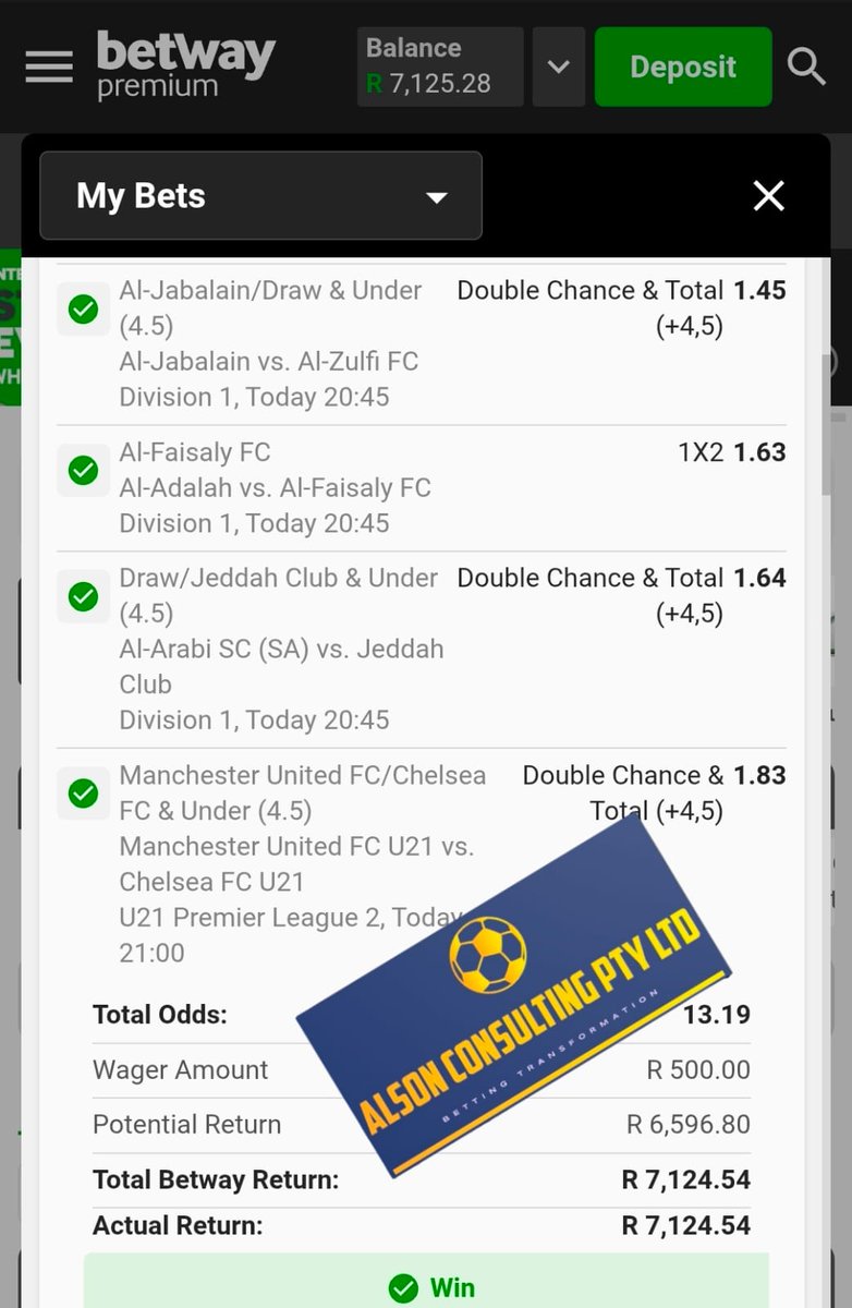 AlsonManyama's tweet image. BOOOOOOOOOOOOOOOOOM We ate again in my VIP Group 💥💥💥💥💥💥💥💥💥🥳🥳🥳🥳💥🥳

Betway win R 7 124.54 💥💥💥💥💥💥

Congratulations if u followed