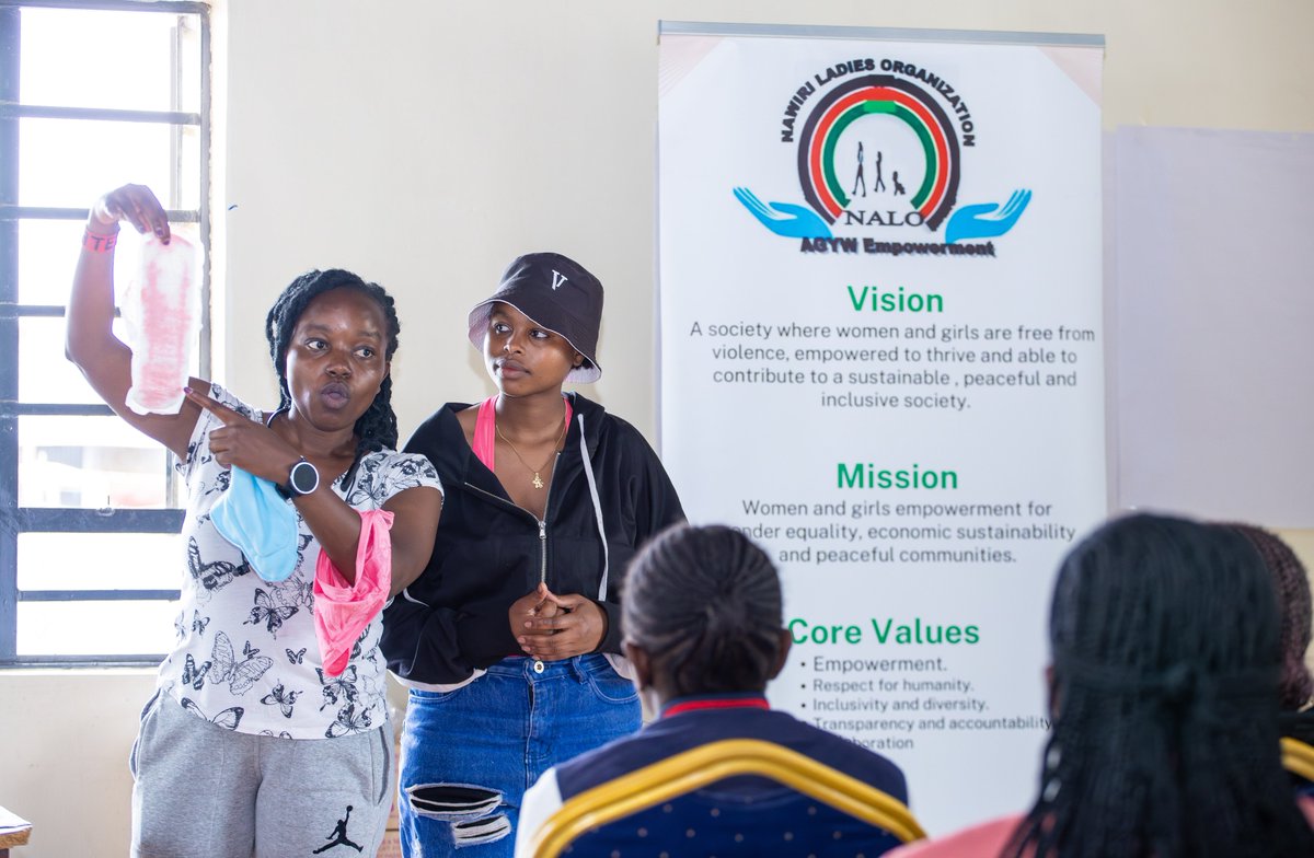 The dialogue focused on supporting honest, safe conversations where girls openly shared their experiences, asked questions &amp; challenged long-held myths around menstruation. Youth mentors then moved into practical menstrual hygiene education &amp; sensitization sessions.