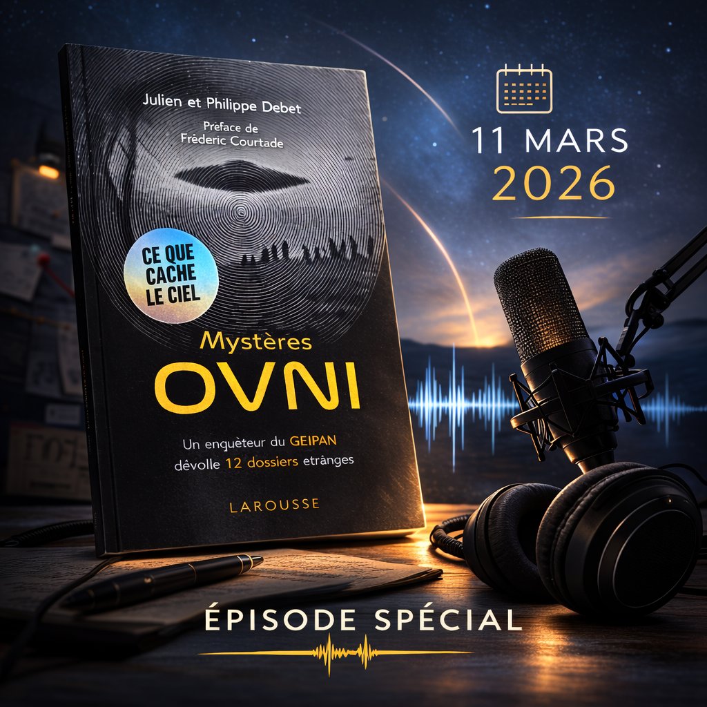 bureaudesovnis's tweet photo. Quelque chose arrive.
Le 11 mars 2026, ce ne sera plus qu'une enquête…
On vous raconte tout dans un épisode spécial.
🎙️ Révélation attendue.
#MysteresOVNI #OVNI #UAP #PodcastFrancai #GEIPAN #podcast https://t.co/OyWML3CM4c