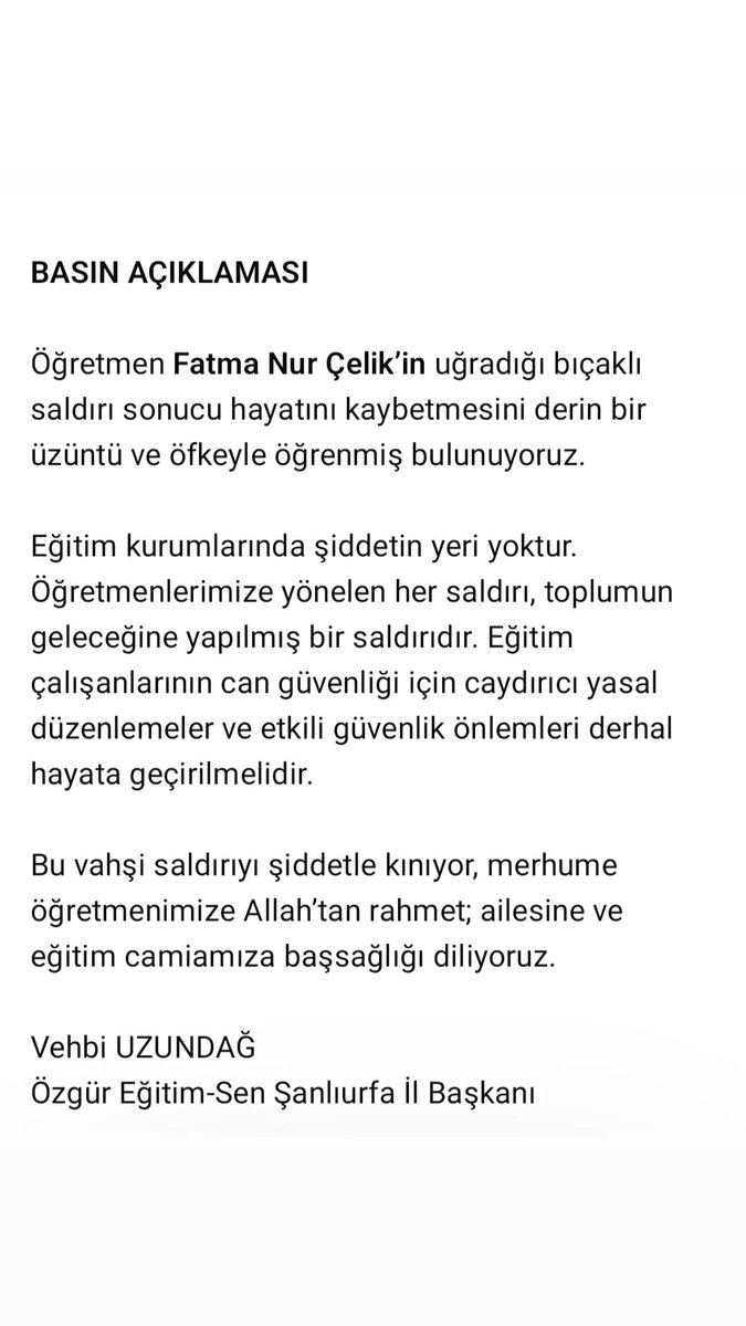 Özgür Eğitim-Sen Şanlıurfa (@ozguregitimurfa) on Twitter photo 