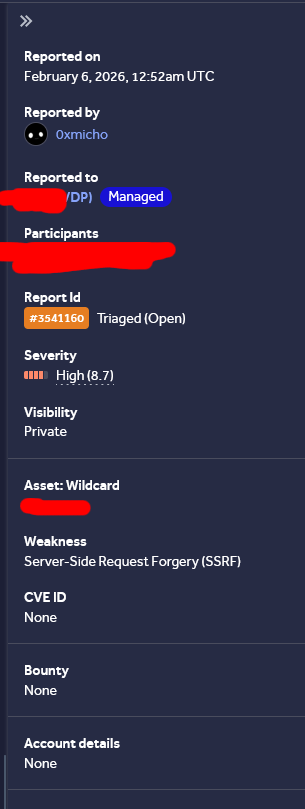 الحمدلله,
ssrf في vdp <a href="/tohtm0siii/">tohtmos III</a>