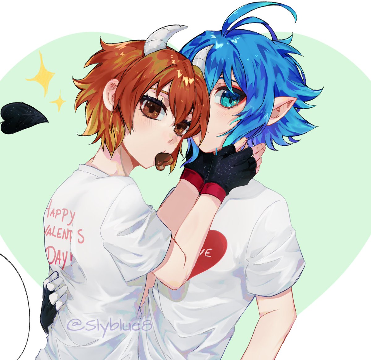 slyblue8's tweet photo. @thedreamkuro 💙 🍫 ❤️ 
.
.
.
.
#OC #ocartwork #ocartist https://t.co/6tpwBhvpvv