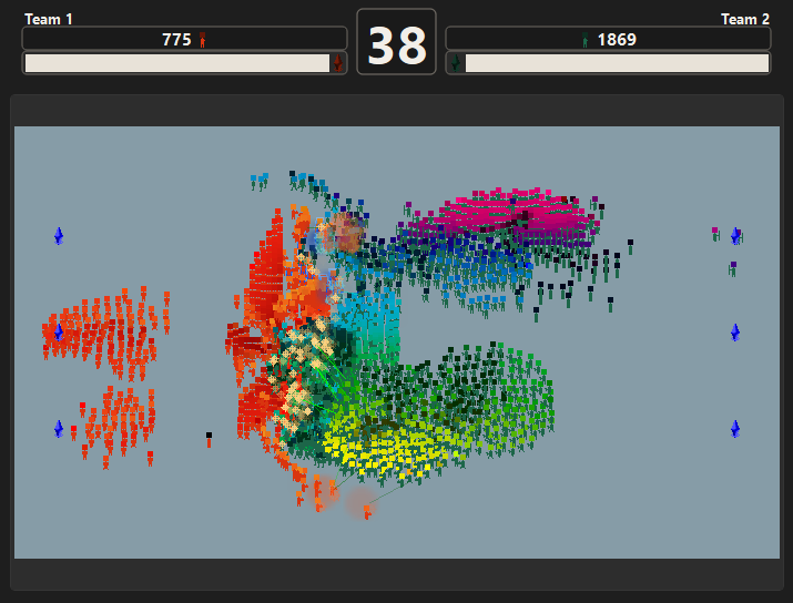 pushthedamnx's tweet photo. Hi @tail_y, I'm sorry I did not find a better way to contact you, I'd like to make an Open Source clone of the old DotWar flash game (similar behavior, using only crystal and unit assets, standalone w/o X's API), do you have any objections? WIP screenshots below. TIA! https://t.co/Xq9gu7c9bJ