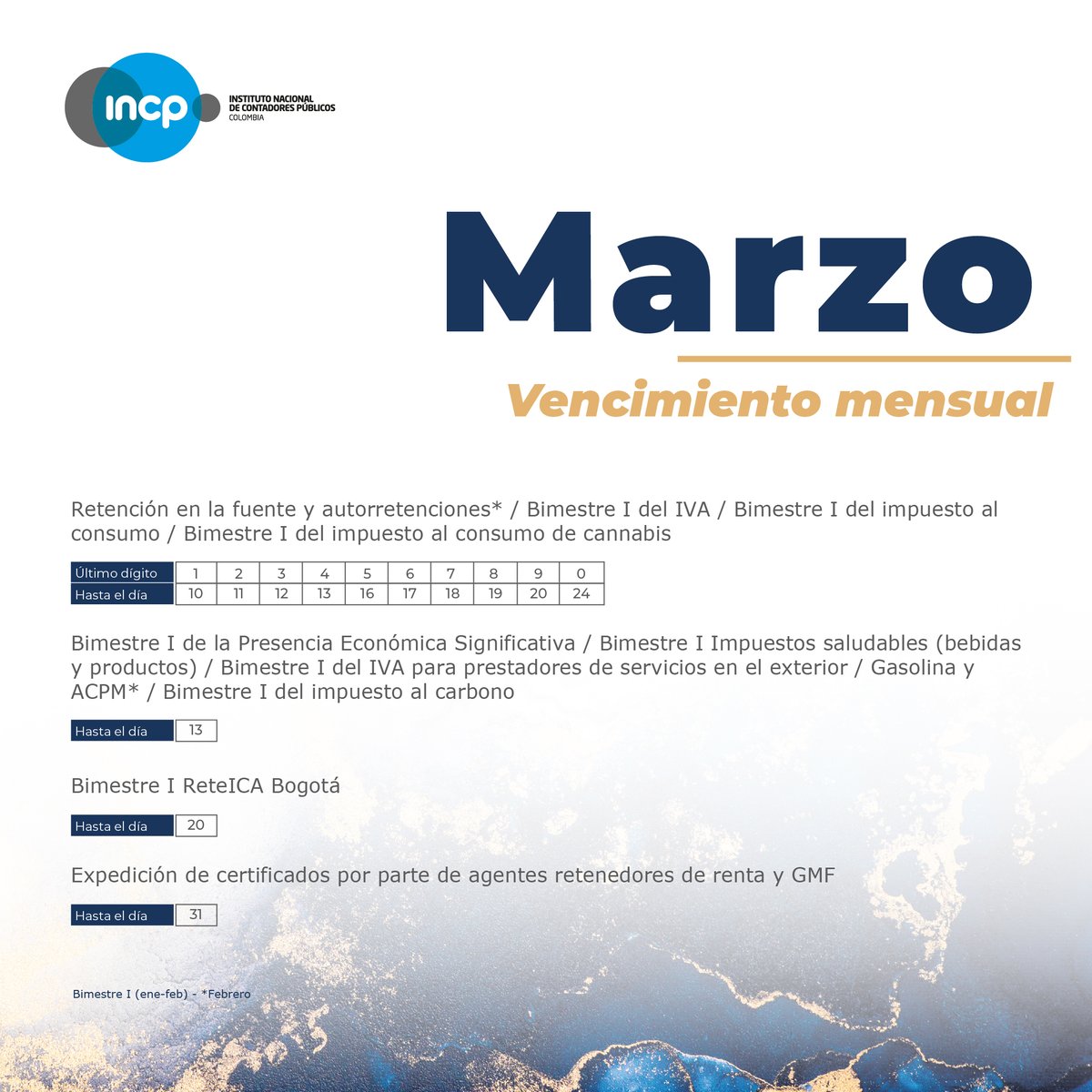 Instituto Nacional de Contadores Públicos - INCP tweet media
