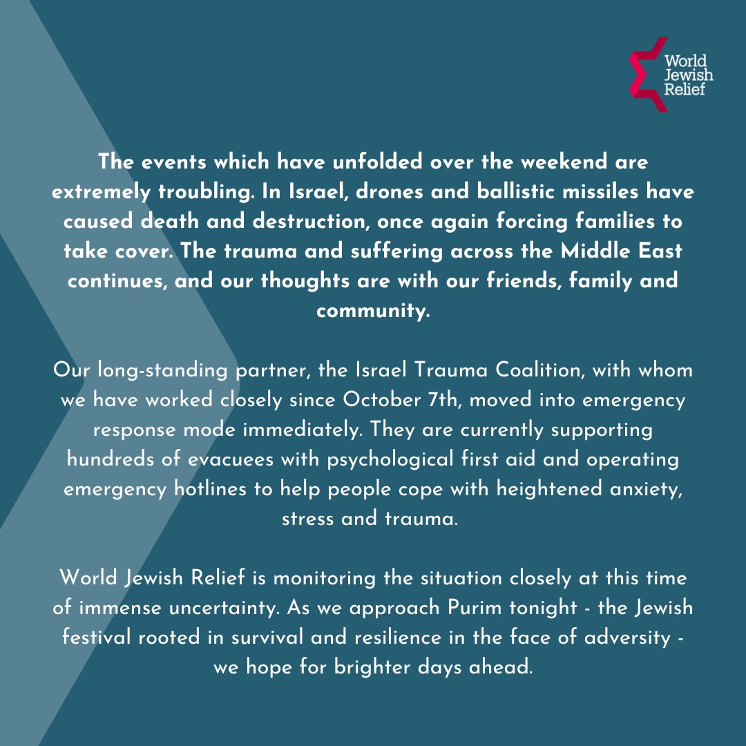 World Jewish Relief tweet media